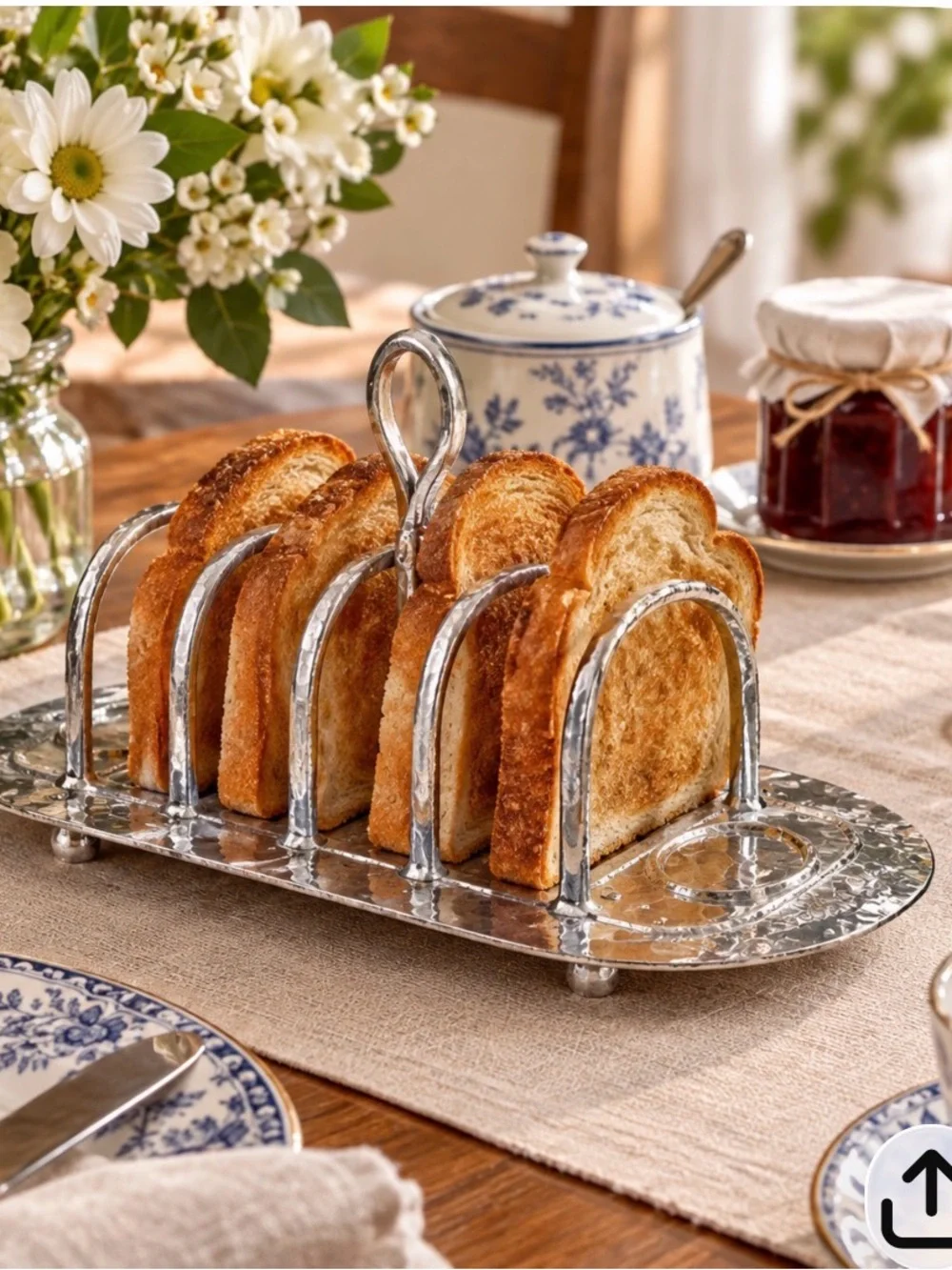 Silver Toast Jam Rack - Elegant Home Dining Accessory Continental Silver Co.